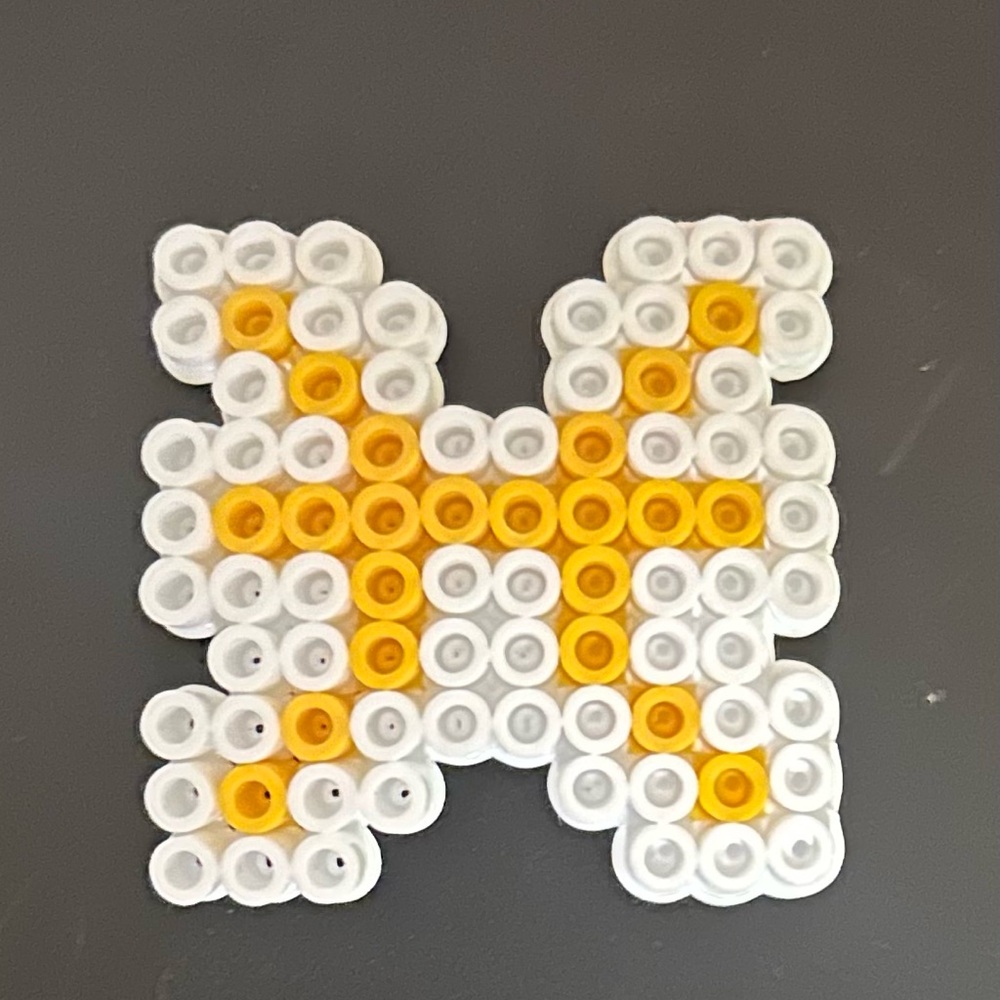 Pisces zodiac sign Perler bead magnet